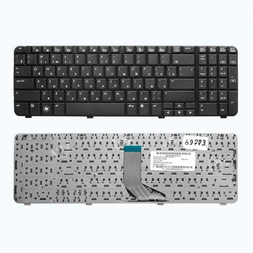 Клавиатура для ноутбука HP CQ61, G61 (черная), P/N: 539618-001