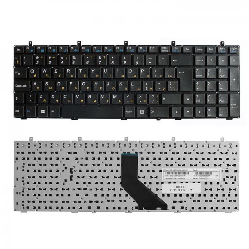 Клавиатура для ноутбука Clevo W350, W370, W650, W655, W670