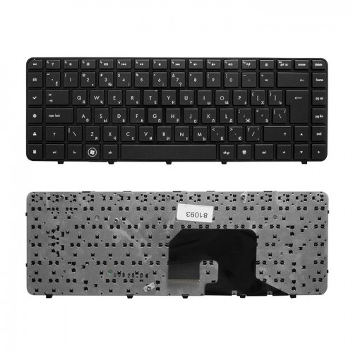 Клавиатура для ноутбука HP DV6-3000 черная, P\N: 606743-037