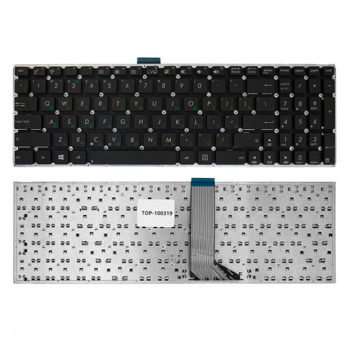 Клавиатура для ноутбука Asus K56 A56 S56C X501 R505C черная без рамки P/N: