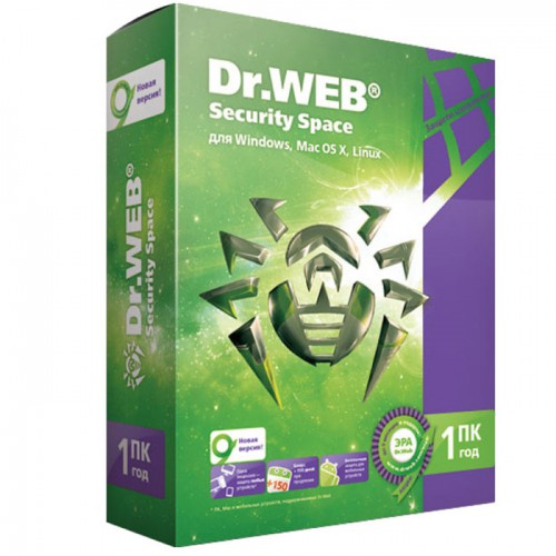 Антивирус Dr.Web Security Space Pro для Windows (электронная лицензия, 1ПК, 1 год)